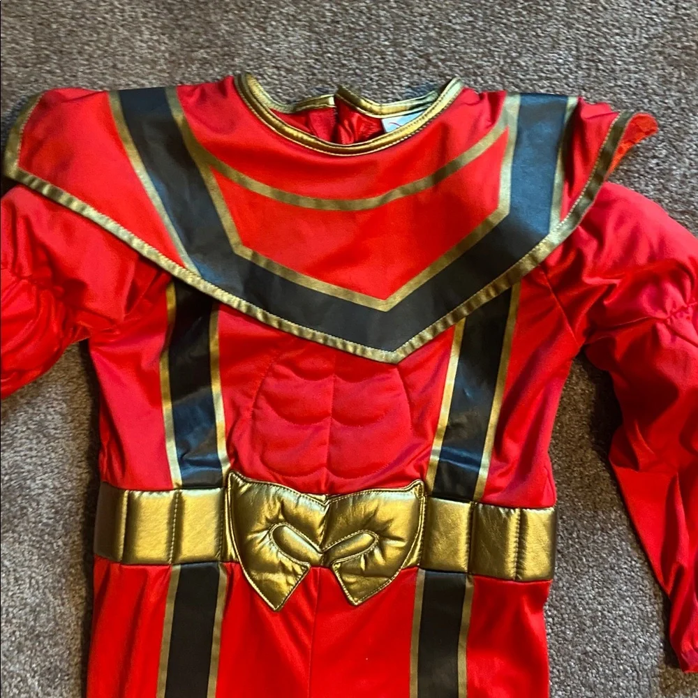 Disney Red Power Rangers Halloween Costume Youth Small